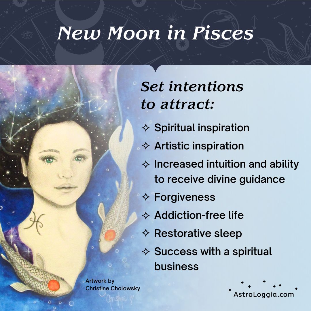 New Moon in Pisces March 2024 AstroLoggia