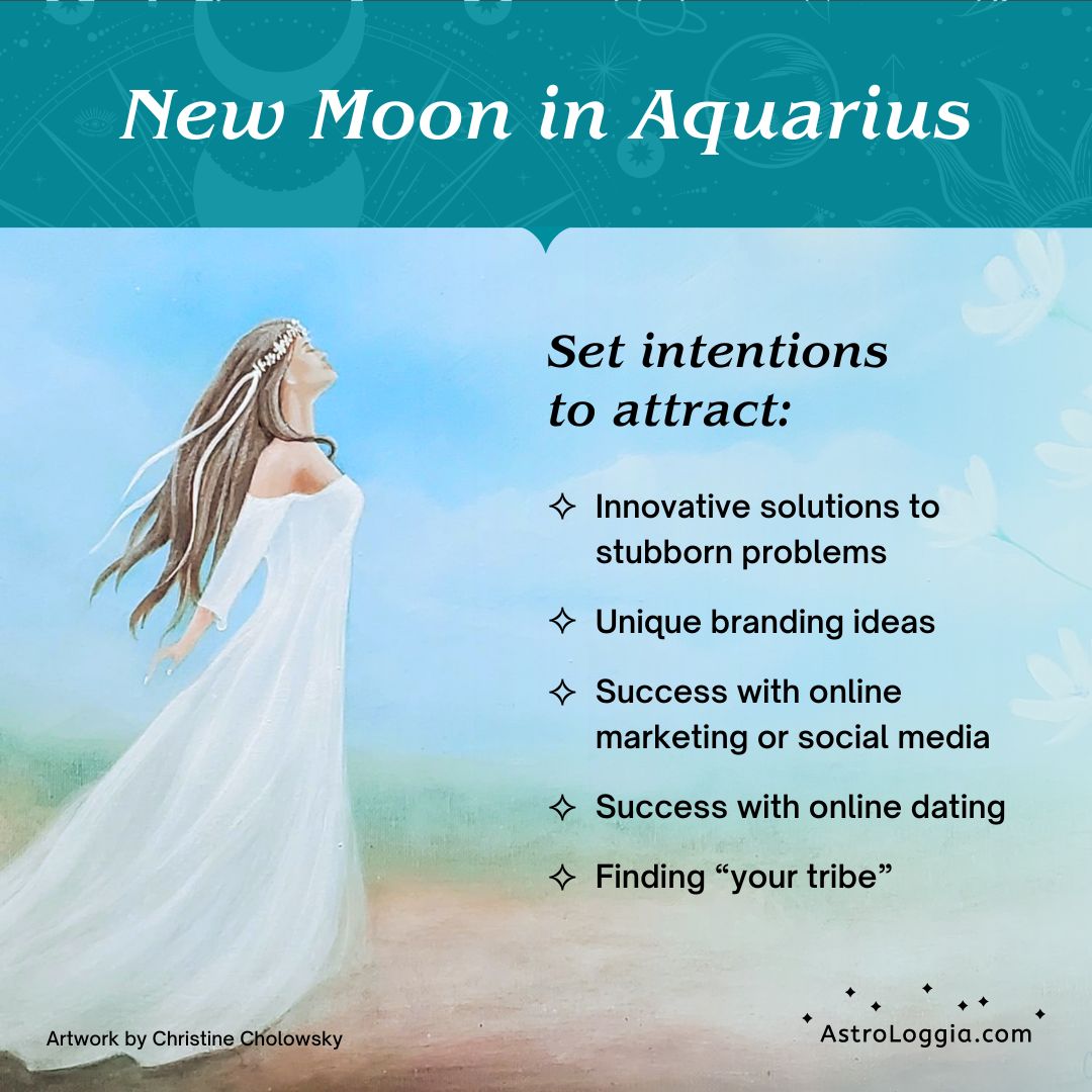 New Moon in Aquarius: February 2024 – AstroLoggia